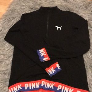 Victoria secret pink half zip